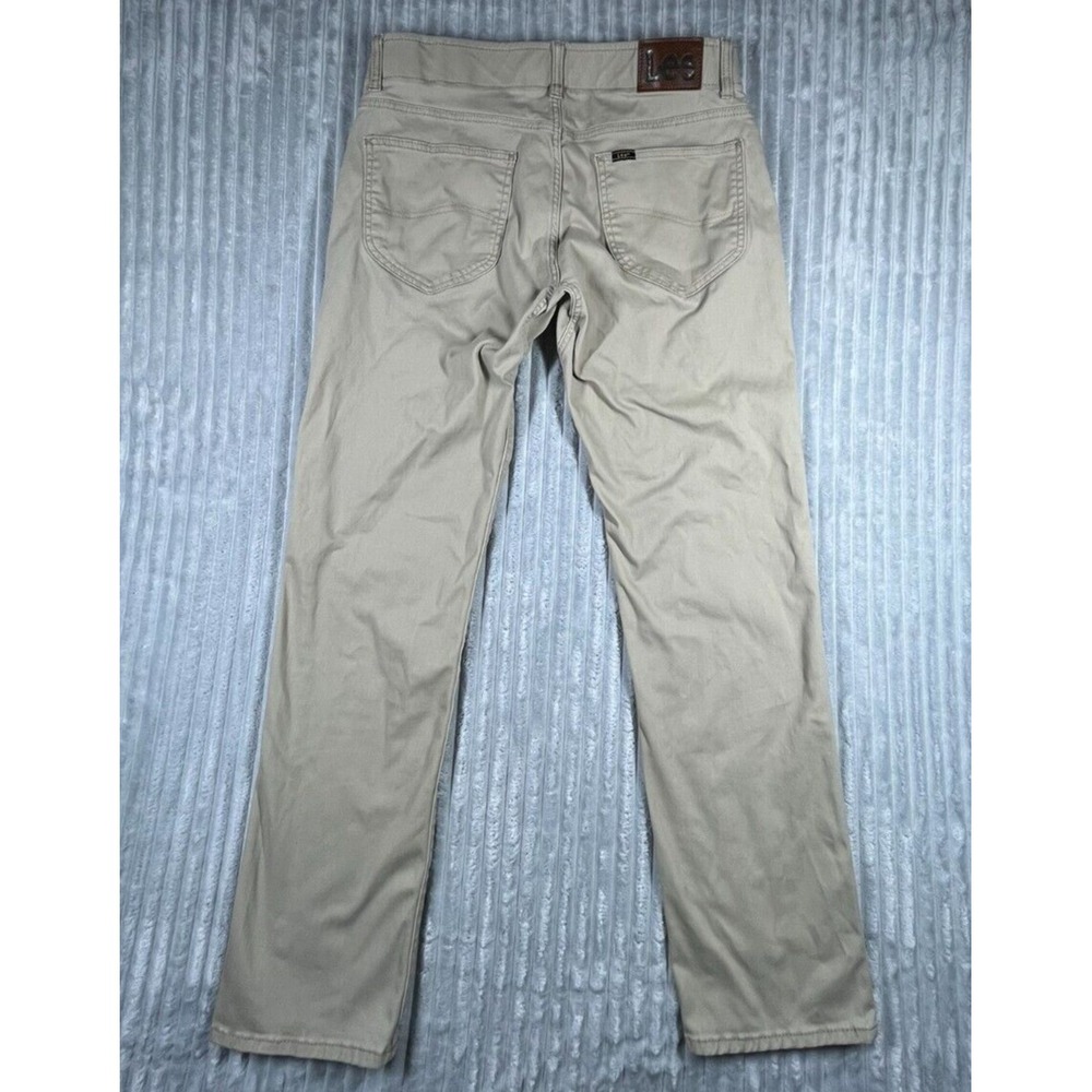 Lee Chino Pants Men's 32x31 Extreme Motion MVP Straight Fit Tapered Leg Stretch - Picture 6 of 15